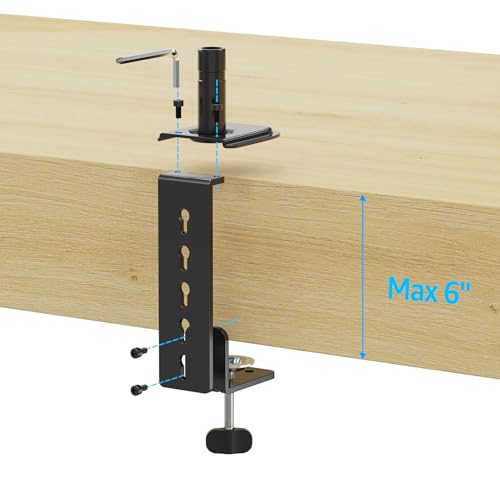 MOUNTUP MU0004 MU0005 Desk C-Clamp Extension for Max 6 in Thick Desk Base