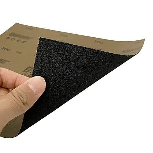 100 Grit Wet Dry Sandpaper, 10PCS 9x11 Inch Silicon Carbide Sanding Sheets - style: Grit 100
