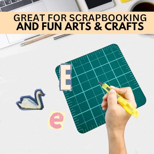 ARTIST'S BEST 2 Pc. 4" x 4" Self Healing Cutting Mat | Rotary Cutting Sewing Mat for Craft, Fabric, Scrapbooking Sewing
