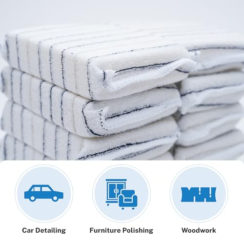 SM Arnold Wax Applicators for Polish, Wax & Furniture Care, 12-Pack