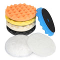 Autolock 6" Buffing Polishing Pads, 7Pcs 6Inch Waffle Foam Buffing Pad - size: 6.5 inch 7 pack