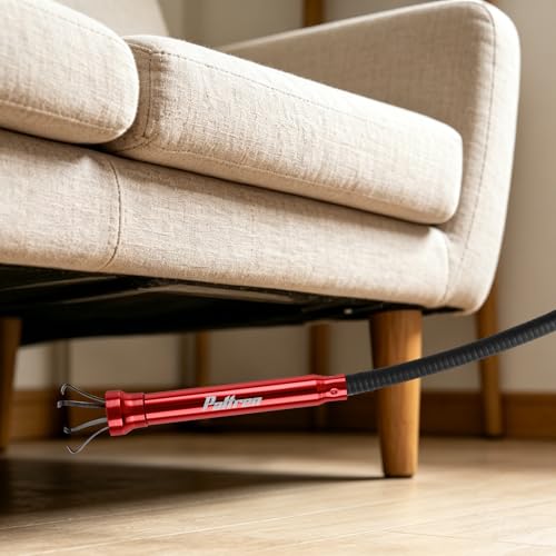 24-Inch Flexible Magnetic Pickup Tool, 4LB Retractable 4-Claw Grabber - size: Claw Grabber