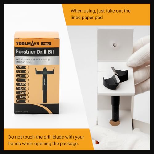 1" Forstner Drill Bit for Woodworking - size: 1 in