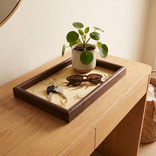 Wooden Decorative Trays (1, Gold) - color: Gold