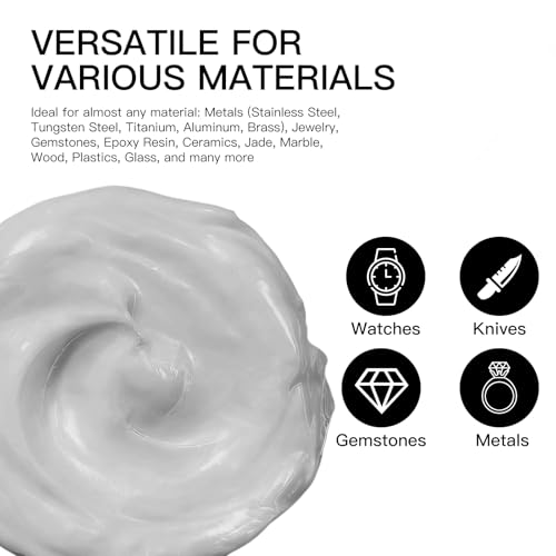 Diamond Paste Polishing Compound, 30,000 Grit, 50 G/1.76 Oz, Mirror Finish - size: 30,000Grit, style: 1.78 oz (50g)