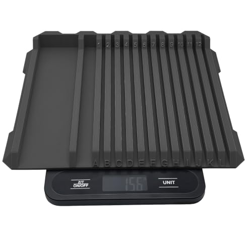 3D Printed Model Kit Sprue Holder Stand, Desktop Organizer with Numbered Slots for Plastic Model Parts, Glue & Tools (Black) - color: Black