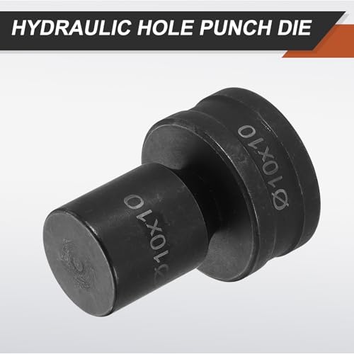 HARFINGTON Hydraulic Hole Punch Die 10x10mm Square Hole 40Cr Steel Electric Punching Kit for CH70 Electric Punching Machine, Black - size: 10x10mm