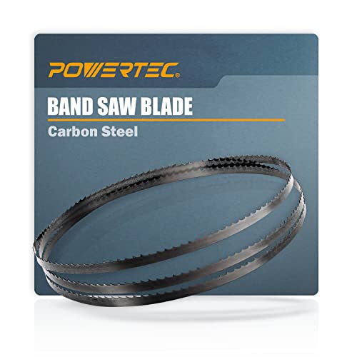 POWERTEC 59-1/2 Inch Bandsaw Blades, 1/4" x 14 TPI Band Saw Blades for WEN 3959, Sears Craftsman, Porter-Cable, Ryobi, Delta, B&D and Skil 9" Band Saw for Woodworking, 1 pack (13103) - size: 59-1/2 inch x 1/4" x 14 TPI