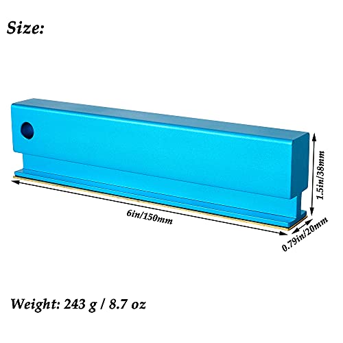 6 Inch Guitar Fret Leveling Sanding Beam with 320 Diamond Grits - size: 6inch / 150mm (320 Diamond Grit)
