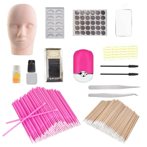 1000 Pcs Micro Applicator Brushes & Microblading Cotton Swabs - Precision Beauty Supplies for Eyelash Extensions, Permanent Makeup, Brow Lamination, Lash Serum Applications - color: Pink - 500 Micro + 500 Pointed - 1000 pcs