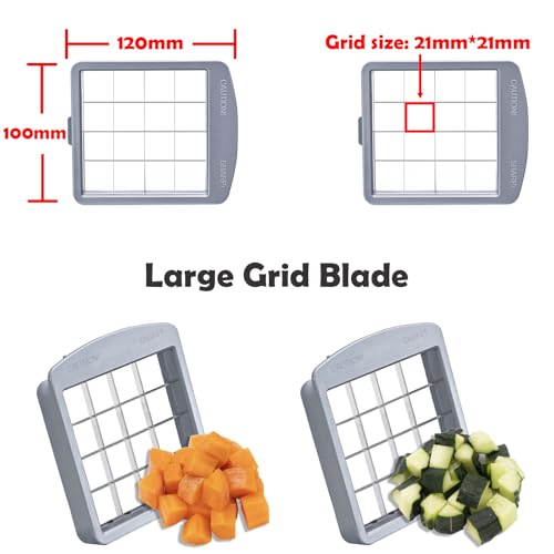 Replacement Blades - 2 PCS (Large grid blade - 21 mm) - size: Large grid blade - 21 mm