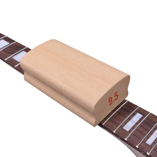 Yinfente 9.5inch Guitar Radius Sanding Block Fret Leveling Fingerboard Luthier Tools for Acoustic or Electric Bass Guitar - size: 9.5inch