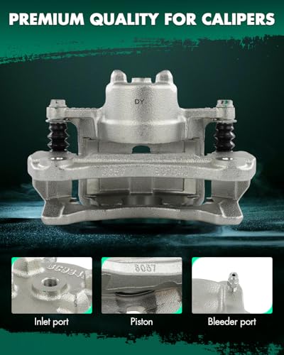 SCITOO 1PC 19B2614C Front Driver Side Disc Brake Caliper With Bracket - size: Front Driver[19B2614C]