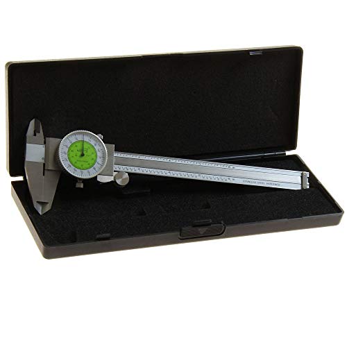 iGaging Dial Caliper 6" Fractional & Decimal Inch Combination Dual Scale