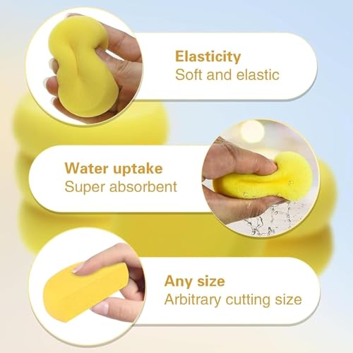 10PCS Paint Sponges Applicator - Art Craft DIY Foam Sponges