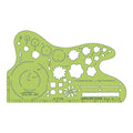 Pacific Arc, Landscape Design Template, 1/8 inch Scales. Drawing aid Stencil for Professional or School Work. Size 3.5 x 6 in. - style: Landscape Design, 1/8 scale