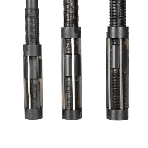 WFLNHB 11 Set High Speed Steel Adjustable Hand Reamers, H4-H14, 11.75mm-38mm, All 6 Blades Replacement for Drilling Machine and Other Machine, Metric