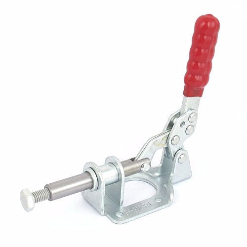 2Pack Push Pull Toggle Clamp,Holding Capacity 300Lbs,32mm Plunger Stroke Straight Line Clamp for Woodworking Welding Mold Fixed - size: 302F