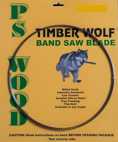 Timber Wolf 115" Band Saw Blade Fits Laguna Model 14BX, Shop Fox Model W1673, G9971 & More (1/2" x 14tpi) - style: 1/2" x 14tpi