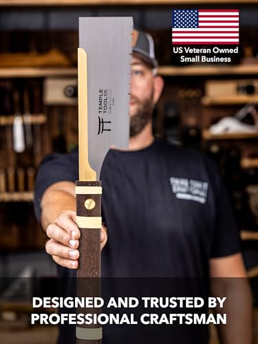 Japanese Pull Saw - Dozuki 6 for Ripcut and Crosscut - Hand Saw for Dovetails, Tenons, Fine Joinery - Dovetail saw - Temple Tool Co. - style: Dozuki 6
