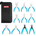 DESHIL 10 Pcs Jewelry Pliers Set for Jewelry Making, Wire Wrapping, Beading