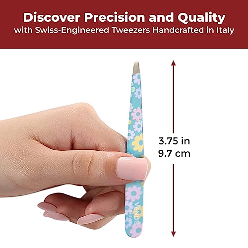 Venus by Regine Handmade Slant Tweezers for Eyebrows - color: Small Flower