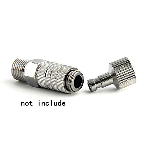 HUBEST Airbrush quick disconnect coupler release fitting 4 Male fitting, 1/8" M-F - size: KIT 2