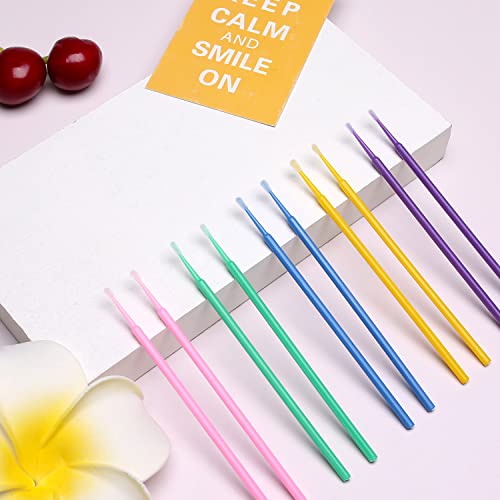 Akstore 600 PCS Disposable Micro Applicators Brush Eyelash Extension (Mixed) - color: Mixed