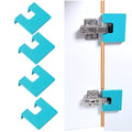 Adjustable Door Hinge Jig - Easy Hinge Mate for Quick Door Installation, Accurate Guide for Hinge Cutting, Carpenter Latch Installation in Minutes|Home Kitchen Bathroom Cabinet Drawer (4)