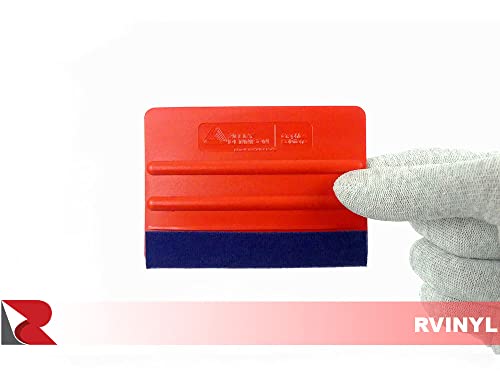 Avery Dennison Soft Felt Squeegee in Red - Vehicle Wrap Tools for Car - size: Red Felt Squeegee (Soft)
