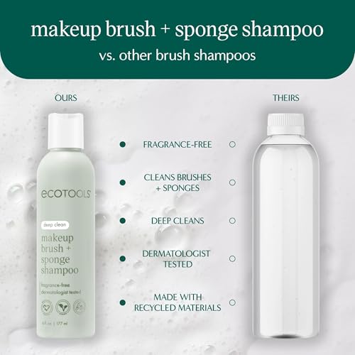 EcoTools Brush Cleaner Mat + Deep Clean Shampoo Bundle, 2 Piece Set - size: 2 Count (Pack of 1)