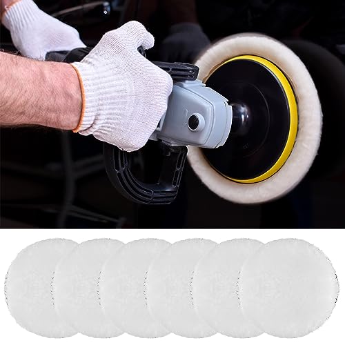 7 Pcs 4 Inch Buffing Pads for Drill,Drill Buffer Polisher Attachment - size: 4 Inch