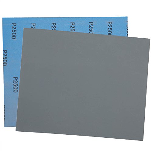 LotFancy 2500 Grit Sandpaper, 9 x 11 30PCS Dry Wet Sand Paper, Silicon Carbide Sanding Sheet for Automotive Wood Furniture Metal Sanding, Polishing, Finishing - size: 2500 Grit