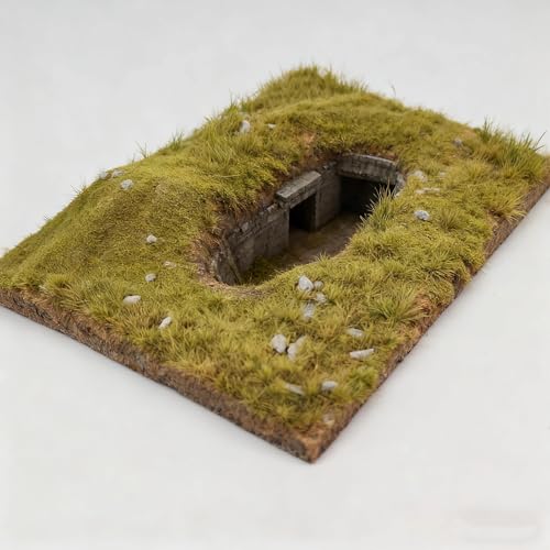 Static Grass Mat 5.6x3.8 Self-Adhesive Sheet for Models - color: Winter Yellow