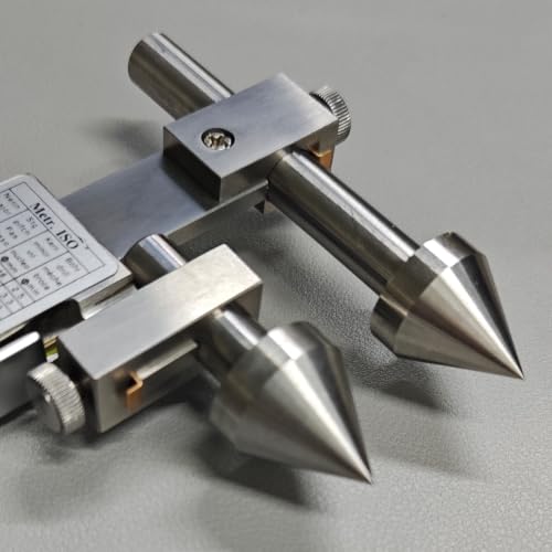 Digital Offset Centerline Caliper Hole Distance Vernier Caliper Cone Probe Hole Center Distance Ruler Measuring Tool Stainless Steel Inch/MM (20-200mm) - size: 20-200mm