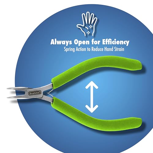 Beadalon Designer Series Slim Pliers - Chain Nose, Black - color: Black, style: Chain Nose, Black