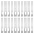 120 Pcs Exacto Knife Blades, #4 High Carbon Steel Hobby Knife Blade Refills Hobby Knife Replacement Blades for Craft, Scrapbooking, Stencil - size: #4