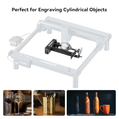 Longer Laser engraver's Rotary Roller Lift Stand Allows for Height Adjustment, Making it More Effectively Compatible with The Rotary Rollers of Most Laser engravers. - size: 5*6.3*4.5mm