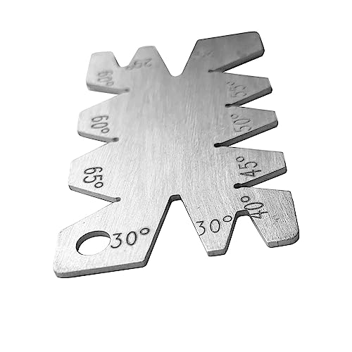 3Pcs/Set Drill Bit Angle Gauges Stainless Steel Drill Sharpener Tools S/S Angle Measuring Gage Hand Measure Tools with Case - style: 3PCs Drill Bits Angle Gauge Set