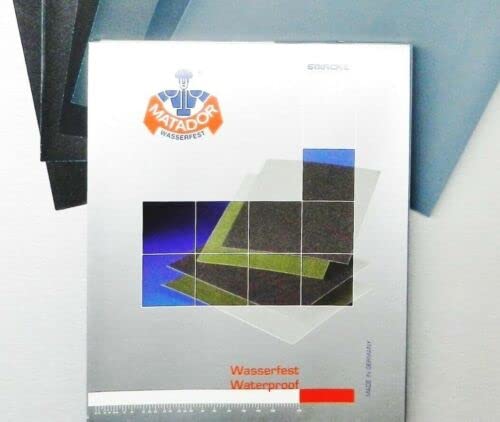 Matador Abrasive Wet or Dry Sandpaper 25 Sheets 1000 Grit 9" x 11" Silicon Carbide Made in Germany