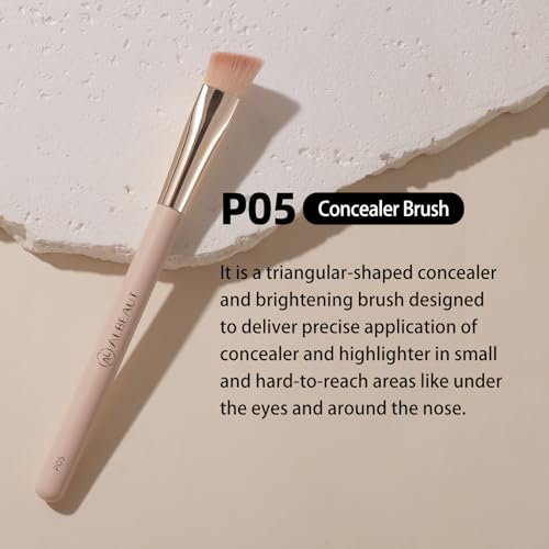 Albeaut Triangle Concealer Brushes, Angled Under Eye Concealer Brush - style: Concealer Brush