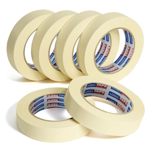 ADHES White Masking Tape Painter Tape 24mm x 50m - color: White, size: 24mm x 50m