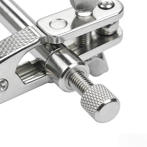 Helping Hands Magnifier Glass Stand with Alligator Clips - 5X Magnifying Lens, Perfect for Circuit Board Repair, Electronics Soldering, Hobby Crafts