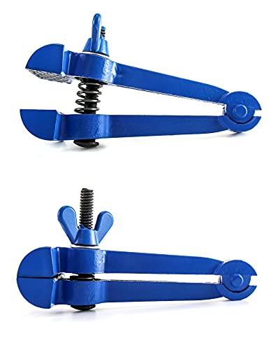 QWORK Hand Vise Hand Held Vice Clamps Pliers Household Mini Vice Cutting Sanding Drilling DIY Tools