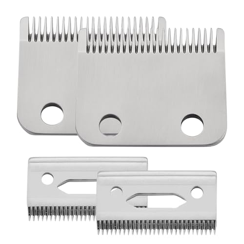1045 Trimmer Replacement Blade Compatible with Wahl 9100 9200 9400 Clipper - color: Silver/2PCS
