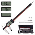 HARDELL 8 Inch Digital Calipers with LCD, Stainless & Auto-Off - size: 8 Inch