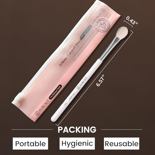 Albeaut Eyeshadow Brush, Eye Makeup Brush Even Eyeshadow Applicators Soft Natural Hair Bristles for Flawless Smudge, Multi-task for spot conealing & highlighting (194 Multi-Eye) - style: 194 Multi-Eye