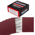 ProductionShop Premium Red 180 Grit 1/4 Sheet Size Red Sanding Sheets, Box of 30 - Hook & Loop Backing Sandpaper, Medium-Cut Abrasive - Fits Palm Sanders, Hand Sanding Blocks - Woodworking, Auto Paint - style: 180 Grit