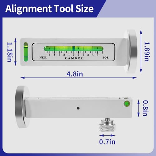 Ziopetru 2 Pack Magnetic Camber Gauge, Wheel Alignment Tool for Automotive - size: 2 PACK