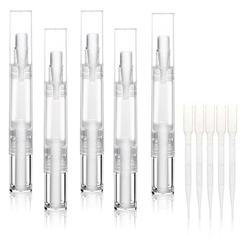 UPZIGS Empty Cuticle Oil Pen, 5ml-5 Pack - size: 5 Count (Pack of 1)